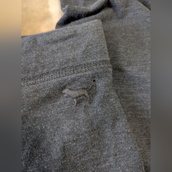 Victoria's Secret VS Pink Charcoal Heather Gray Leggings Skinny Leg XS Regular - Picture 3 of 3